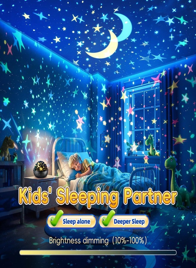 Staryou Dinosaur Toys for Kids 3-5, 【Remote+3 Films+93 Effects】 Dinosaur Toys for Kids 2-4, 【3 Timer+5 Brightness】 3 Year Old Boy Gift, Rotate 3 Year Old boy Birthday Gift, Boys Christmas Gifts Boys - Image 4